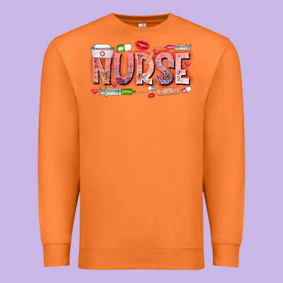 Nurse Valentine Premium Sweatshirt Designed By Cowhidedigitalart