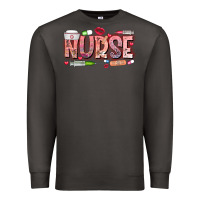 Smoke Nurse Valentine Premium Sweatshirt - CowhideDigitalArt