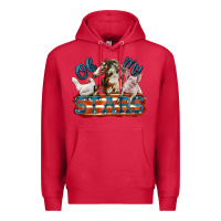 Cardinal Oh my stars farm animals Premium Hoodie - FaDigitalArtStudio