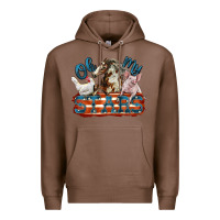 Chestnut Oh my stars farm animals Premium Hoodie - FaDigitalArtStudio