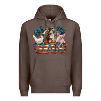 Coffee Oh my stars farm animals Premium Hoodie - FaDigitalArtStudio