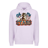 Lilac Oh my stars farm animals Premium Hoodie - FaDigitalArtStudio