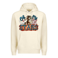 Sandshell Oh my stars farm animals Premium Hoodie - FaDigitalArtStudio