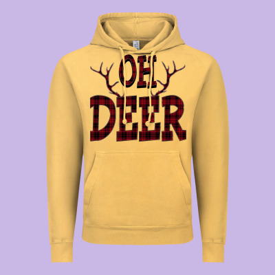 Oh Deer Vintage Hoodie Designed By Bettercallsaul