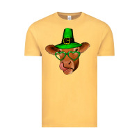 Vintage Mustard St Patricks Day Cow Vintage Tee - Bettercallsaul