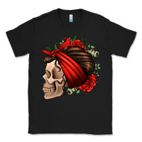 Black bandana and roses skull Classic Tee - Jasminsmagicworld