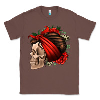 Chestnut bandana and roses skull Classic Tee - Jasminsmagicworld