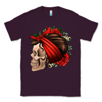 Plum bandana and roses skull Classic Tee - Jasminsmagicworld