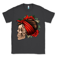 Smoke bandana and roses skull Classic Tee - Jasminsmagicworld