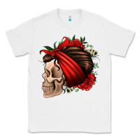 White bandana and roses skull Classic Tee - Jasminsmagicworld