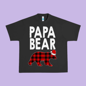 Papa Bear Urban Heavy Tee Designed By Bettercallsaul