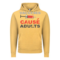 Vintage Mustard Vaccines Cause Adults Vintage Hoodie - Bettercallsaul
