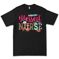 Black blessed nurse Premium Tee - NancyCooperArtShop