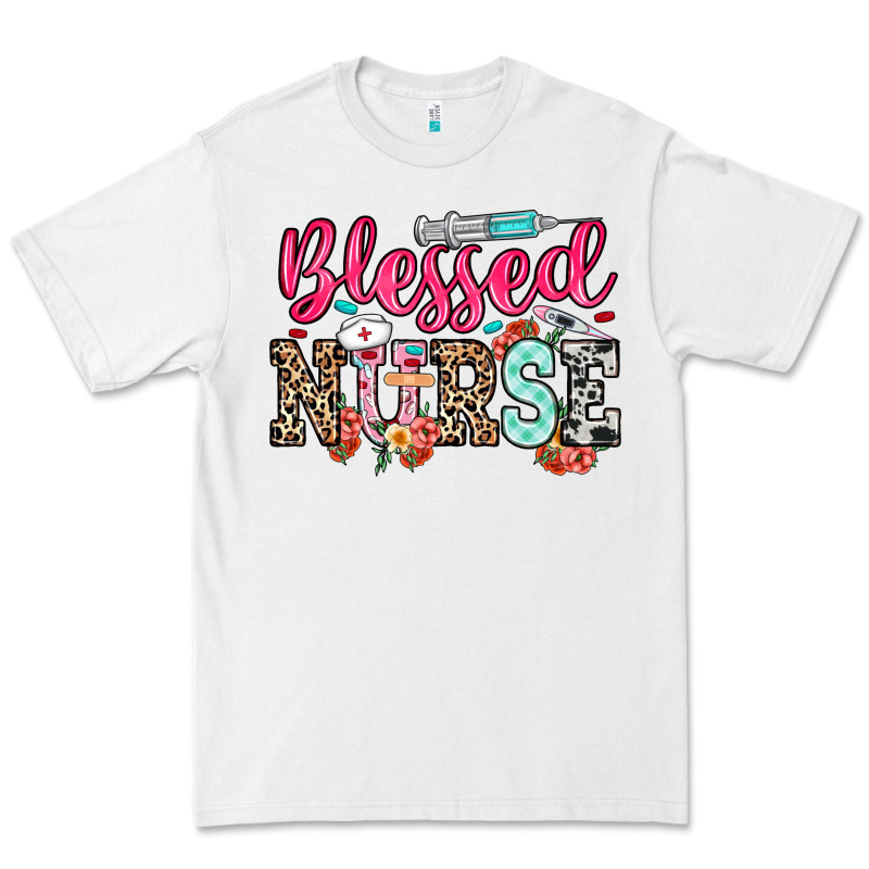 Blessed Nurse Premium Tee by NancyCooperArtShop | Teevron
