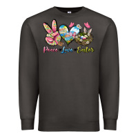 Smoke Peace love Easter Premium Sweatshirt - LillyAllenDesigns