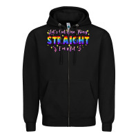 Black Let's get one thing straight i'm not Zipper Hoodie - FaDigitalArtStudio