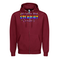 Burgundy Let's get one thing straight i'm not Zipper Hoodie - FaDigitalArtStudio