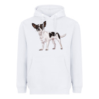 White chihuahua Heavyweight Hoodie - LillyAllenDesigns