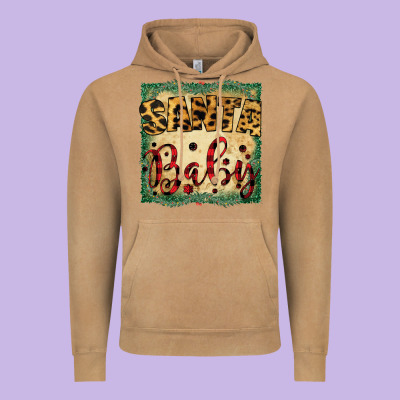 Santa Baby Vintage Hoodie Designed By Bettercallsaul