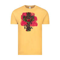 Vintage Mustard He İs Risen Easter Vintage Tee - Bettercallsaul