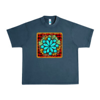Midnight Navy gemstone cactus christmas coaster Urban Heavy Tee - JahusDesignShop