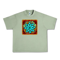 Oil Green gemstone cactus christmas coaster Urban Heavy Tee - JahusDesignShop