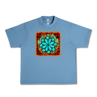 Pebble Blue gemstone cactus christmas coaster Urban Heavy Tee - JahusDesignShop