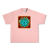 Salmon gemstone cactus christmas coaster Urban Heavy Tee - JahusDesignShop