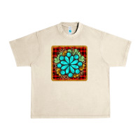 Sandshell gemstone cactus christmas coaster Urban Heavy Tee - JahusDesignShop