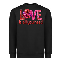 Black Love is all you need Valentine's Day Heavyweight Sweatshirt - HowdyJamesFarm