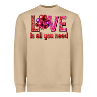 Mushroom Love is all you need Valentine's Day Heavyweight Sweatshirt - HowdyJamesFarm