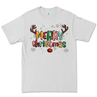 Dove Grey merry christmas raindeerr Premium Tee - MaliasSmallBusiness
