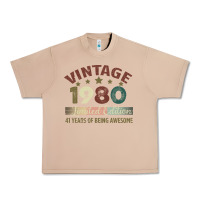 Burro Vintage 1980 Limited Edition 41 Years Of Being Awesome Urban Heavy Tee - Bettercallsaul