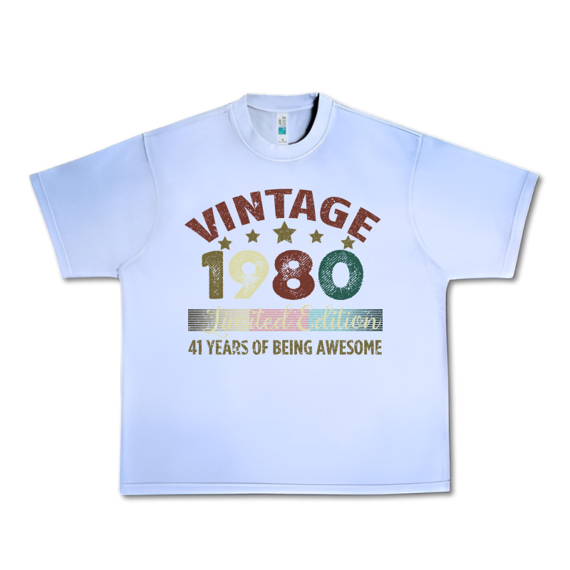 Vintage 1980 Limited Edition 41 Years Of Being Awesome Urban Heavy Tee by Bettercallsaul | Teevron