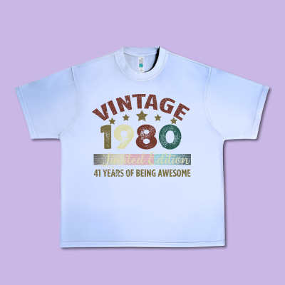 Vintage 1980 Limited Edition 41 Years Of Being Awesome Urban Heavy Tee Designed By Bettercallsaul
