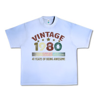Grape Ice Vintage 1980 Limited Edition 41 Years Of Being Awesome Urban Heavy Tee - Bettercallsaul