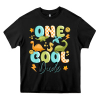 Black one cool dude Heavy Core Tee - MaliasSmallBusiness