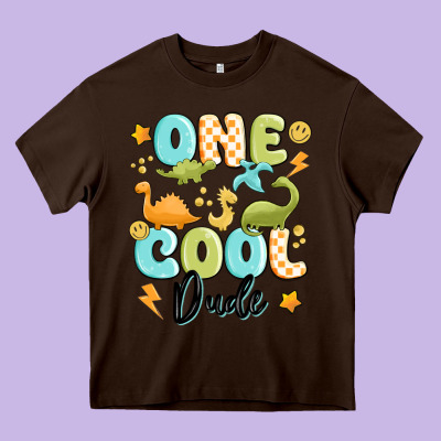 One Cool Dude Heavy Core Tee Designed By Maliassmallbusiness