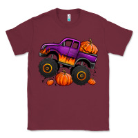 Burgundy halloween jack o lantern monster truck Classic Tee - Jasminsmagicworld