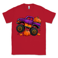 Red halloween jack o lantern monster truck Classic Tee - Jasminsmagicworld
