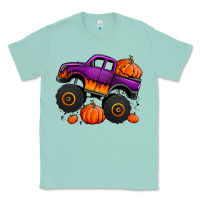 Seafoam halloween jack o lantern monster truck Classic Tee - Jasminsmagicworld