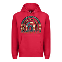 Cardinal America rainbow Premium Hoodie - FaDigitalArtStudio