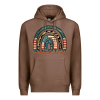 Chestnut America rainbow Premium Hoodie - FaDigitalArtStudio
