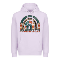 Lilac America rainbow Premium Hoodie - FaDigitalArtStudio