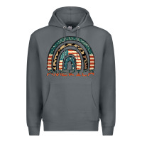 Rock America rainbow Premium Hoodie - FaDigitalArtStudio