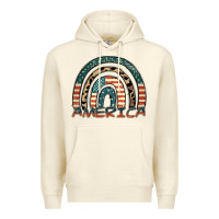 Sandshell America rainbow Premium Hoodie - FaDigitalArtStudio