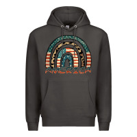 Smoke America rainbow Premium Hoodie - FaDigitalArtStudio