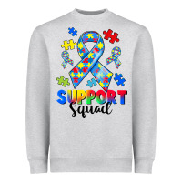 Support Squad Autism Heavyweight Sweatshirt | Teevron