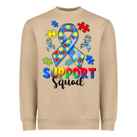 Mushroom support squad autism Heavyweight Sweatshirt - CowGirlArtShop