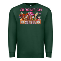 Sports Green valentines day heifers Premium Sweatshirt - CowhideDigitalArt